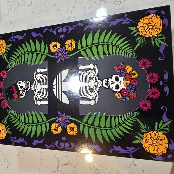 Adidas x Día de Los Muertos - Samba OG Black Men's Size 10 J13932 Sneaker NEW - Picture 2 of 15